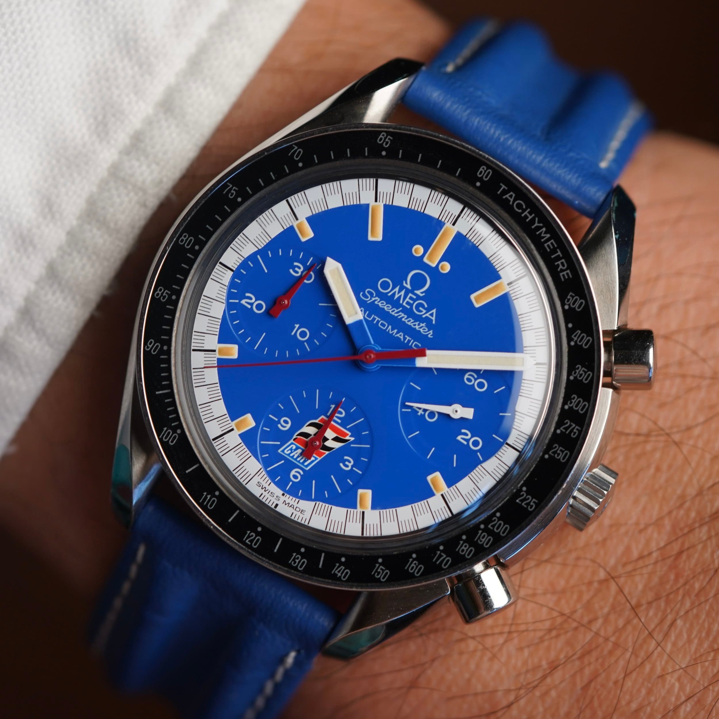 Omega Speedmaster Reduced Blue Kart